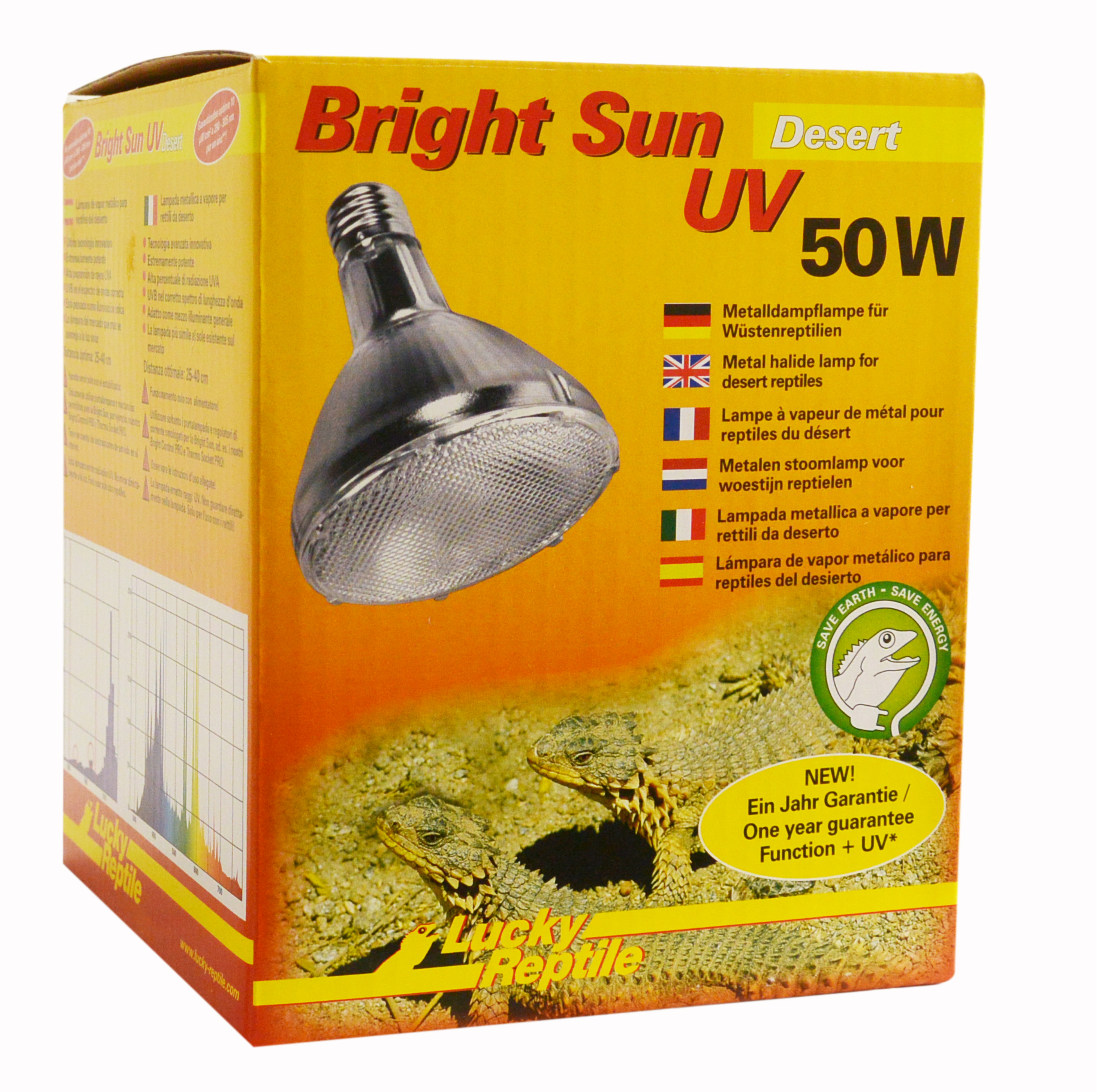 LUCKY REPTILE Bright Sun UV Desert 50W BSD-50