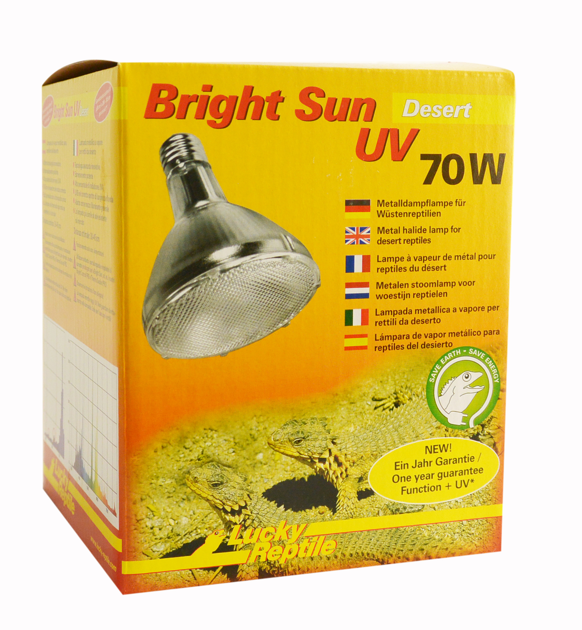 LUCKY REPTILE Bright Sun UV Desert 70W BSD-70