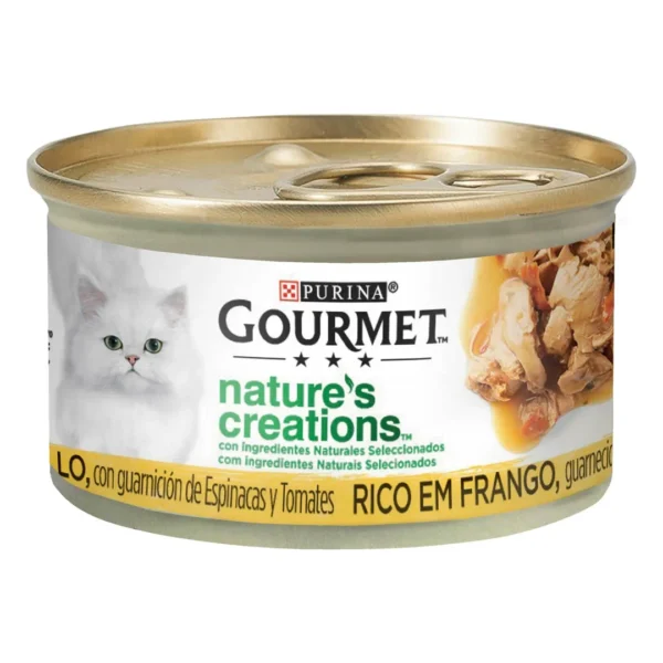 PURINA® GOURMET® NATURE'S CREATIONS Mini Filetes Rico en Pollo 85gr