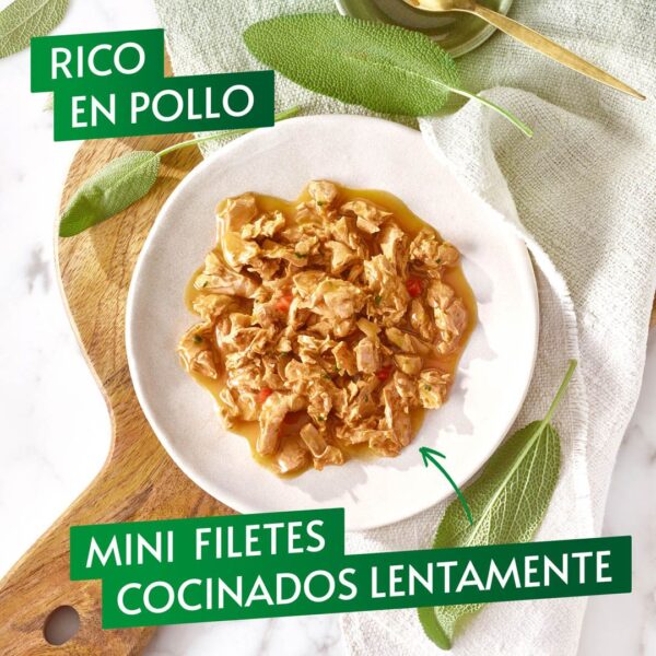 PURINA® GOURMET® NATURE'S CREATIONS Mini Filetes Rico en Pollo 85gr - Imagen 2