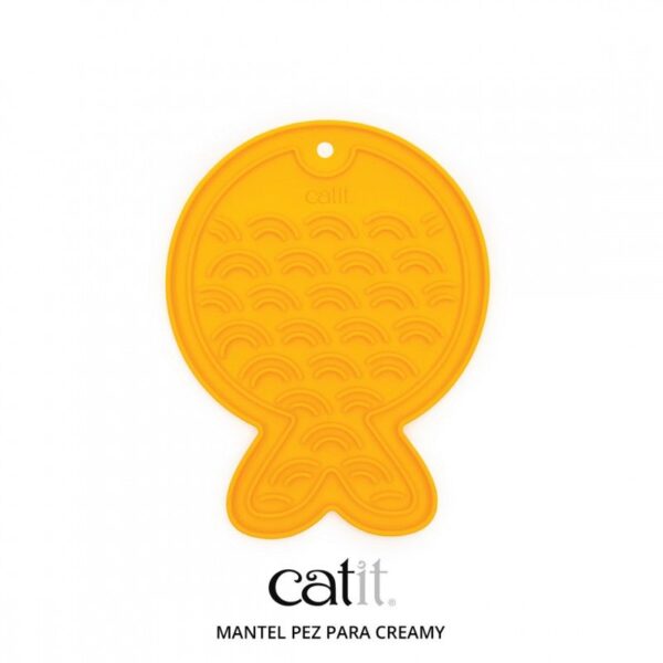 Catit Creamy Alfombrilla para Lamer, Pez - Imagen 5