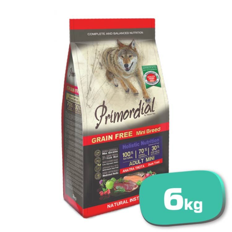 PRIMORDIAL Mini Adult Pato y Trucha 6kg