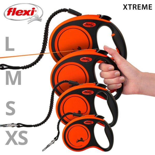 FLEXI XTREME,M,CINTA 5m, HAST 35KG, NARANJA - Imagen 2