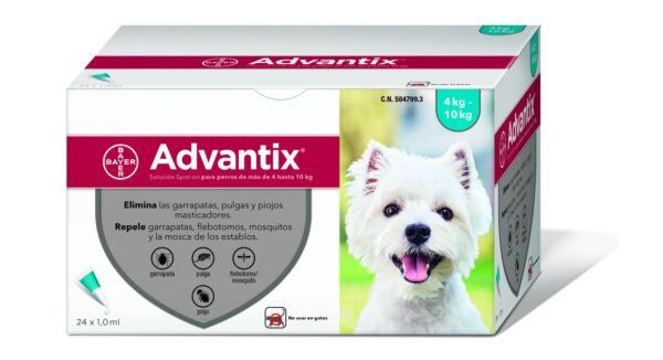 BAYER ADVANTIX HASTA 4 -10 KG 1 pipeta