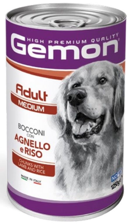 GEMON PERRO HUM. MAXI ADULT CORDERO Y ARROZ 1.250 GR