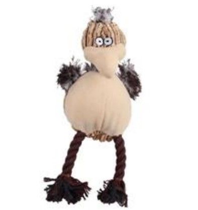 JUGUETE PERRO PELUCHE PAJARO DE PANA SONIDO CON CUERDA 18CM PT46