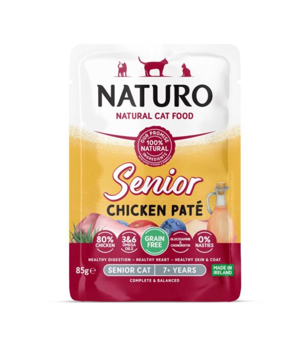 NATURO CAT PATE SENIOR POLLO 85G