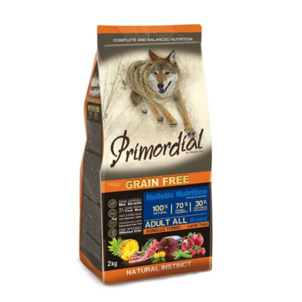 PRIMORDIAL ADULT ATÚN & CORDERO 2KG