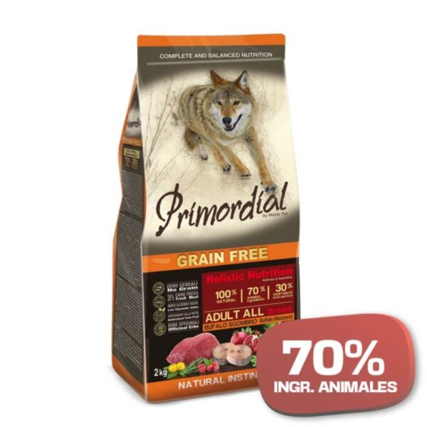 PRIMORDIAL ADULT BUFALO & CABALLA 2 KG