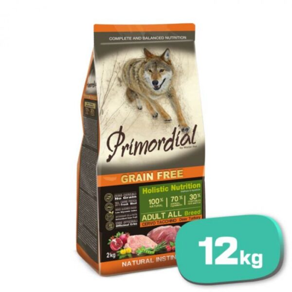 PRIMORDIAL ADULT CIERVO & PAVO 12KG