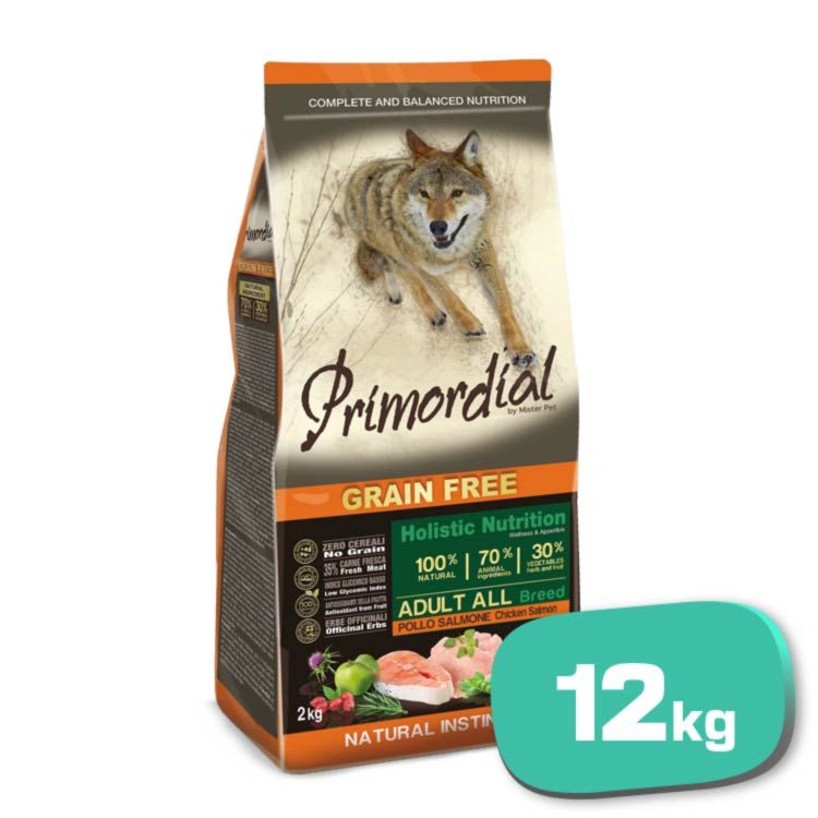 PRIMORDIAL ADULTO POLLO & SALMÓN 12KG