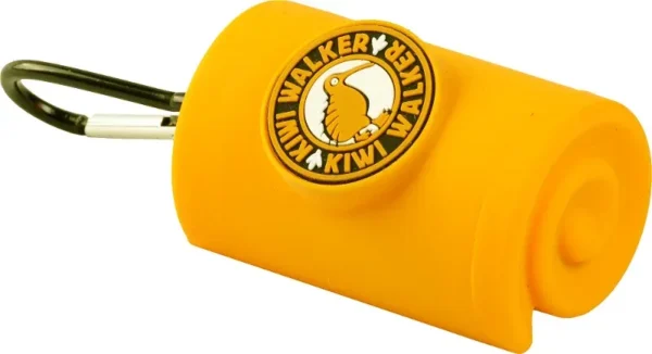 KIWI WALKER Porta bolsas 9cm ORANGE + 3 Repuestos