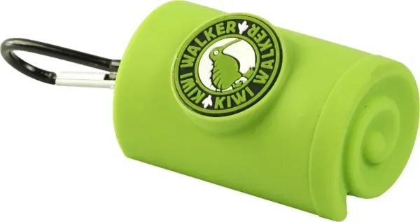 KIWI WALKER Porta bolsas 9cm GREEN + 3 Repuestos