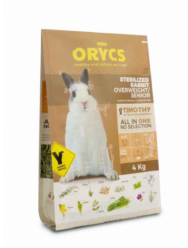 ORYCS STERILIZED CONEJO- 4kg