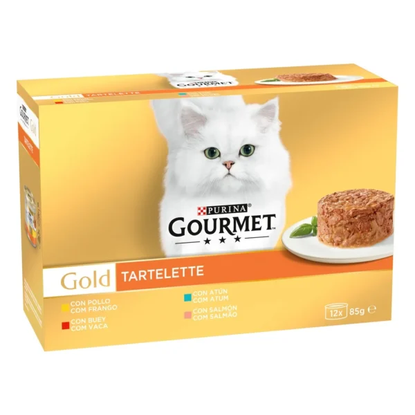 PURINA® GOURMET® GOLD Tartelette MultiVariedad 24*85gr