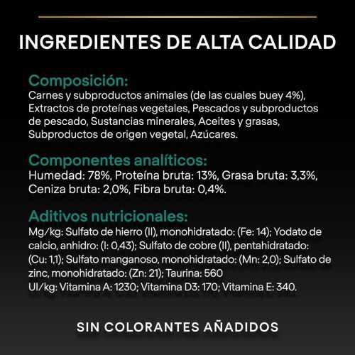PURINA® PRO PLAN® Gato Adulto Sobre ESTERILIZADO Maintenance con Buey en salsa 85g - Imagen 5