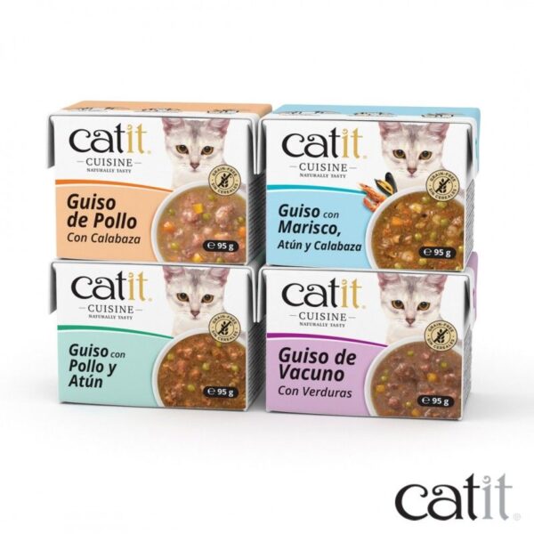 Catit Cuisine Guiso con Marisco, 95gr - Imagen 2