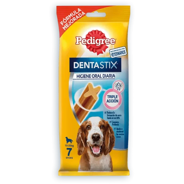 Dentastix Snack Dental Perros Medianos 10-25 kg 180gr 7 sticks