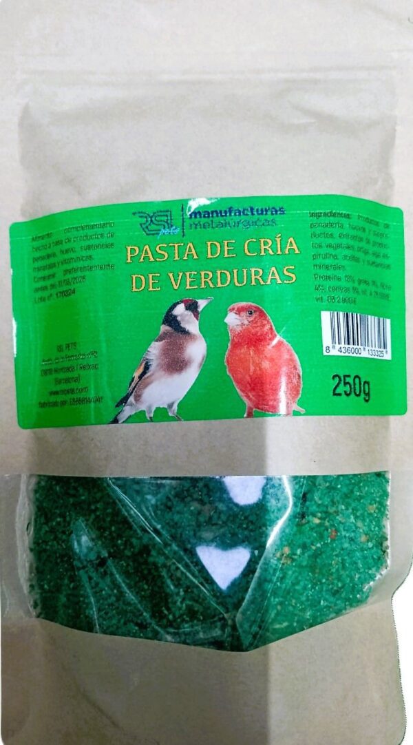 RSL PASTA DE CRIA DE VERDURAS 250gr