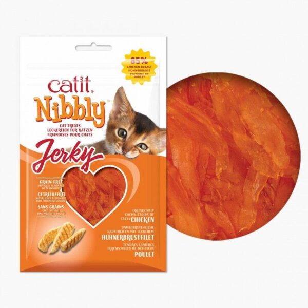 Catit Nibbly Jerky, Pollo, 30g 44481