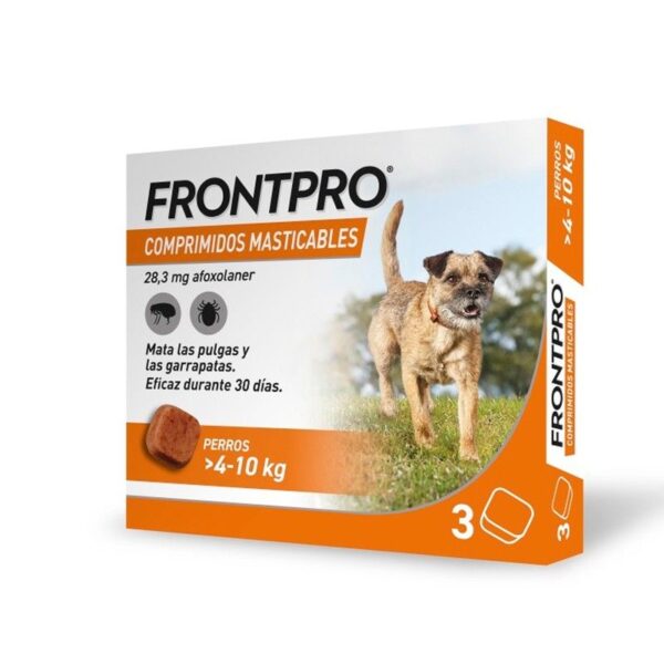 FRONTPRO MASTICABLE 28mg 4-10kg M 3cp