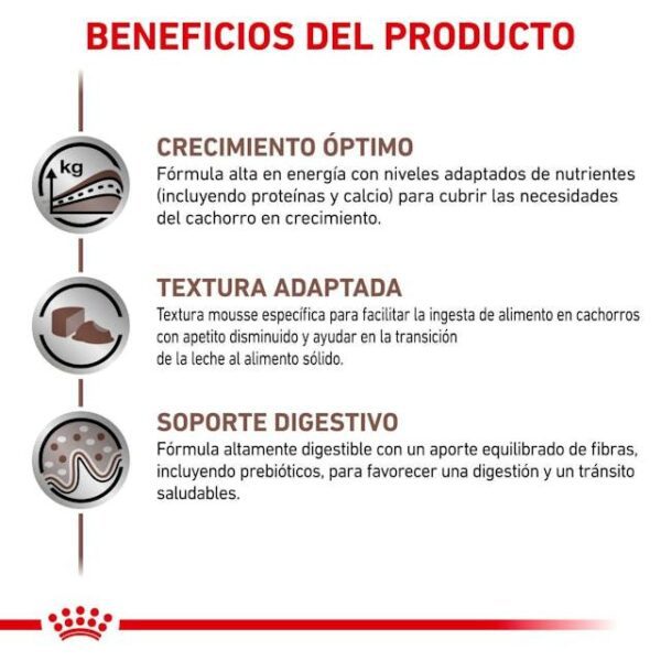 ROYAL CANIN Gastro Intestinal Puppy (mousse ultra suave)  195 gr - Imagen 3