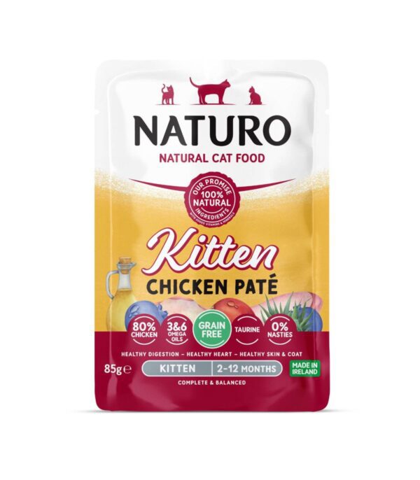NATURO CAT PATE KITTEN POLLO 85G