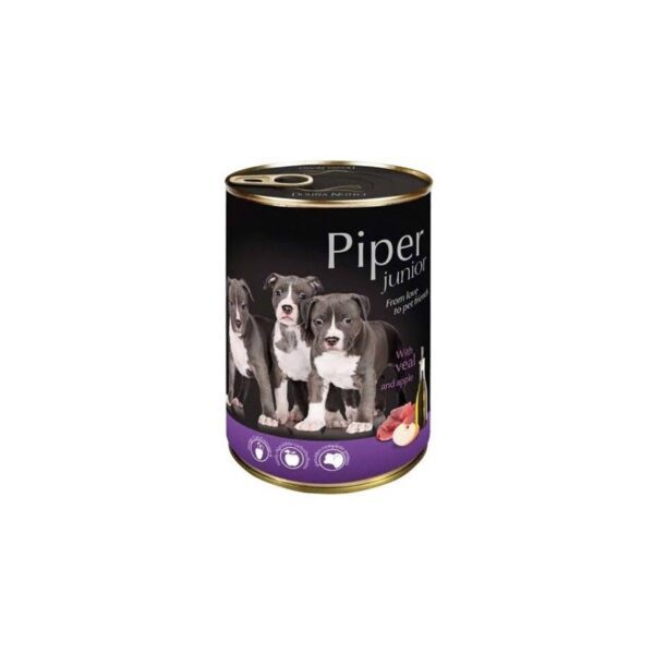 PIPER JUNIOR WITH VEAL AND APPLE 400gr