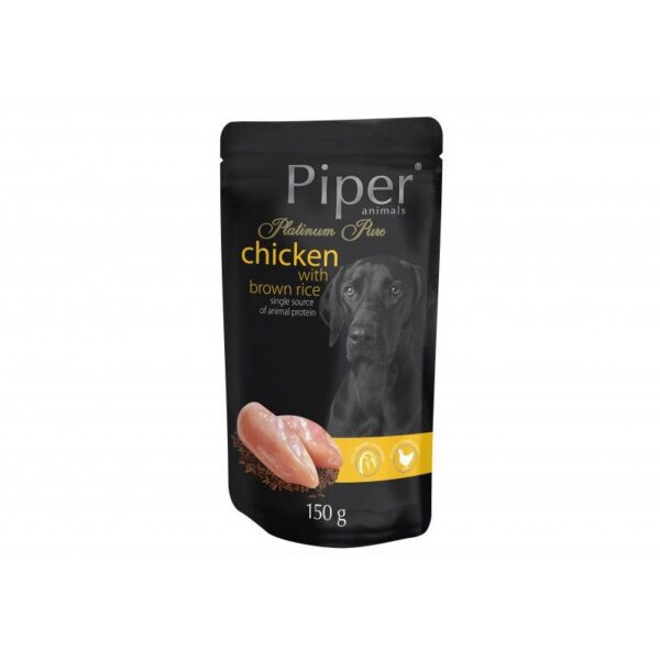 PIPER PLATINUM PURE - CHICKEN WITH BROWN RICE 150G