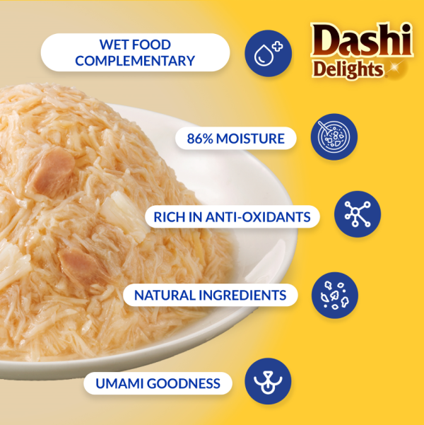 Dashi Delight Delicate Flakes Pollo y Queso 40gr - Imagen 5