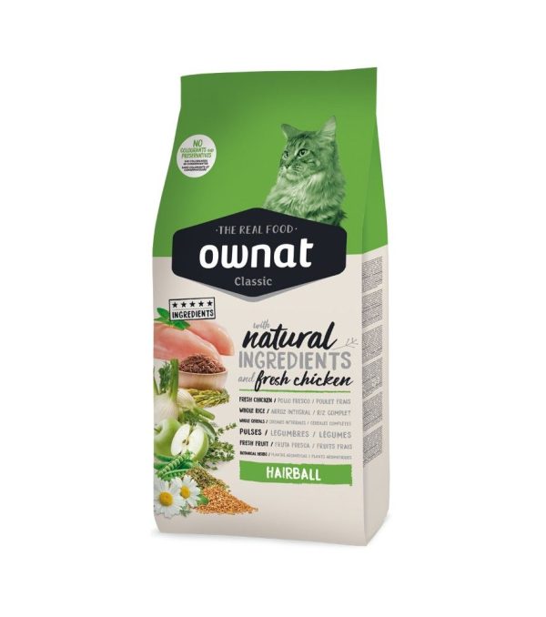 OWNAT CLASSIC HAIRBALL CAT 4kg