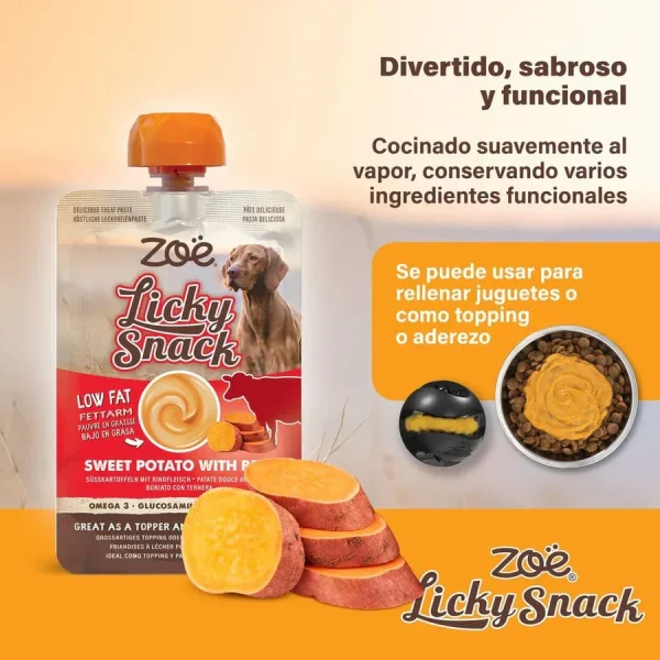 Zoë Licky Snack Boniato & Vacuno 85gr - Imagen 6