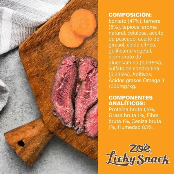 Zoë Licky Snack Boniato & Vacuno 85gr - Imagen 5