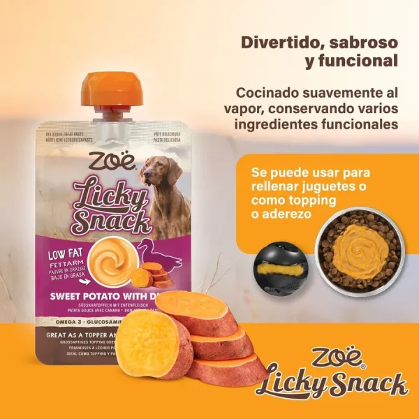 Zoë Licky Snack Boniato & Pato 85gr - Imagen 6