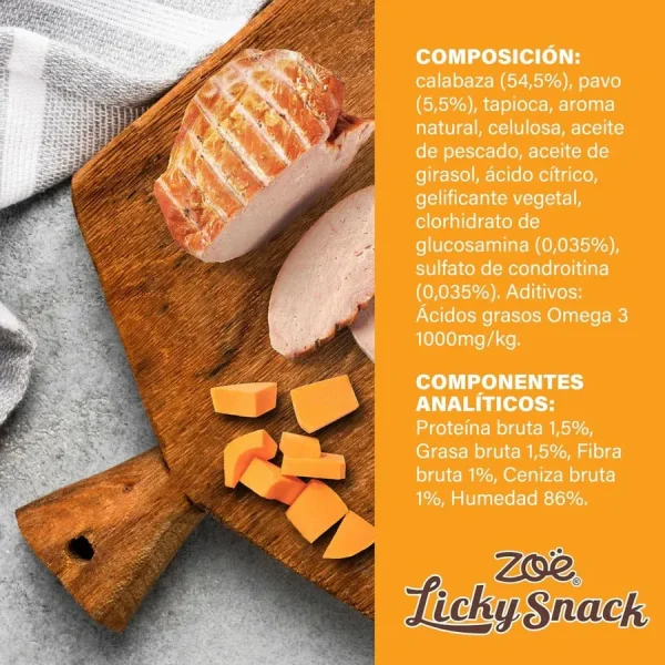 Zoë Licky Snack Calabaza & Pavo 85gr - Imagen 4