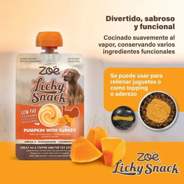 Zoë Licky Snack Calabaza & Pavo 85gr - Imagen 5