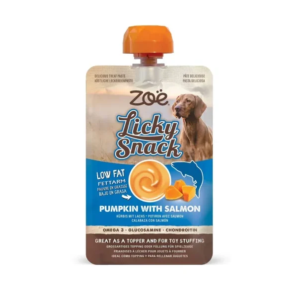 Zoë Licky Snack Calabaza & Salmón 85gr