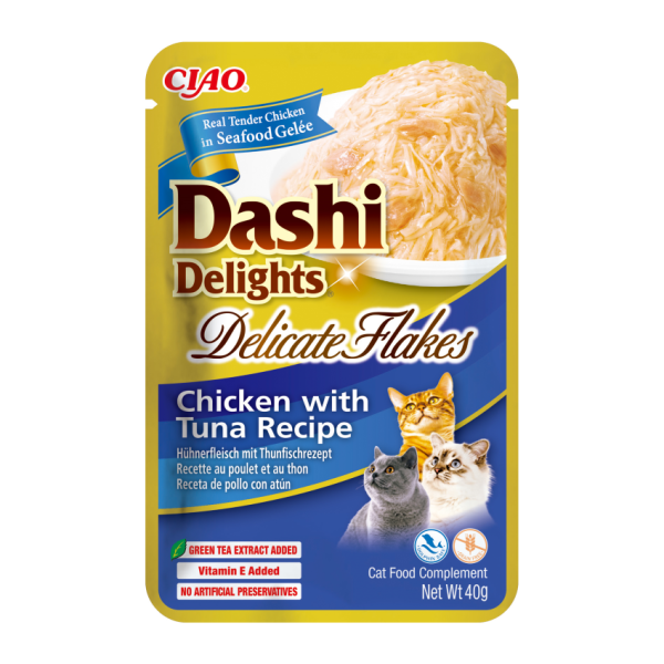 Dashi Delight Delicate Flakes Pollo y Atún 40gr