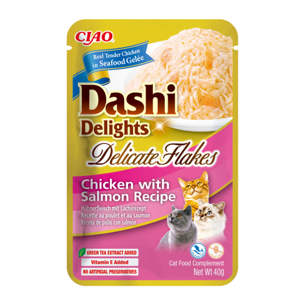 Dashi Delight Delicate Flakes Pollo y Salmón 40gr