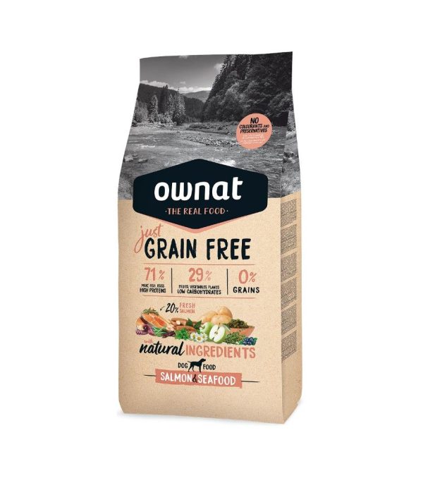 Grain free OWNAT GF JUST SALMON & SEAFOOD (DOG) 3kg