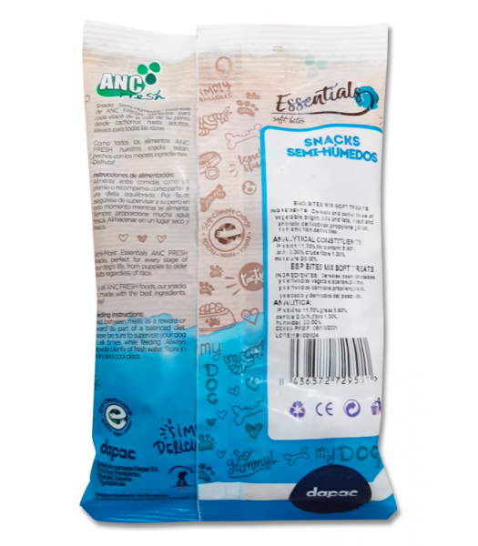 Essentials snacks huesitos y corazones rellenos 85gr - Imagen 2
