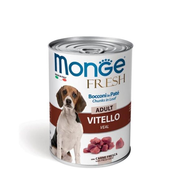 MONGE DOG Fresh Paté vitelo 400gr