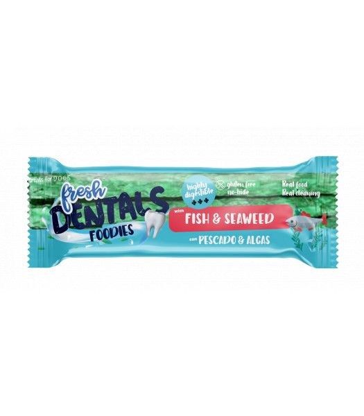 Fresh Dentals Foodies sticks PESCADO y ALGAS 13cm