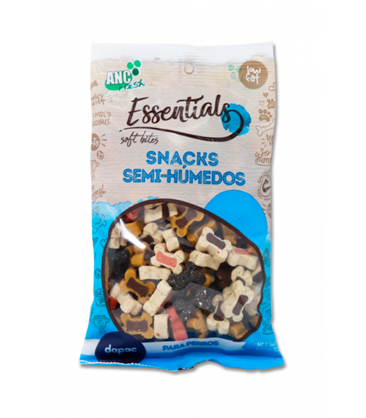Essentials snacks huesitos y corazones rellenos 85gr