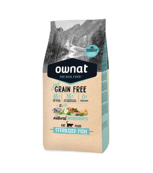 OWNAT JUST GRAIN FREE STERILIZED FISH CAT 1kg