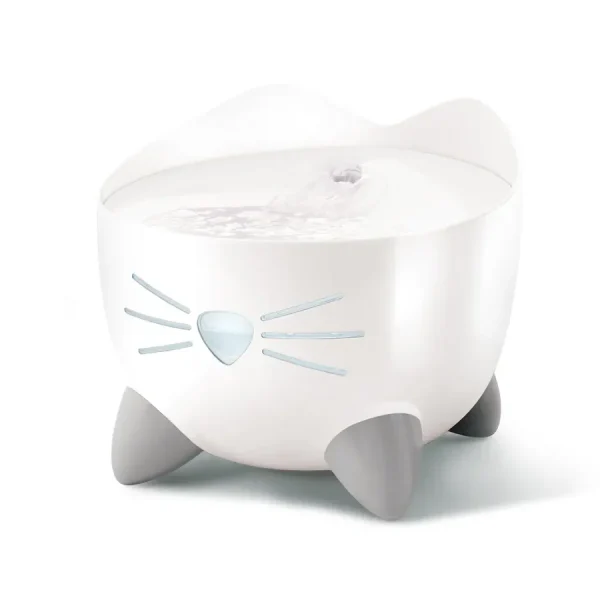 Combo de fuente y comedero para gatos Catit PIXI BLANCO - Imagen 12