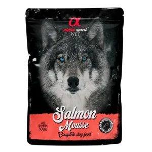 ALPHA SPIRIT Pouch Mousse de Salmón 300gr Perro