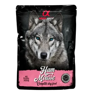 ALPHA SPIRIT  Pouch Mousse de Jamón 300gr Perro