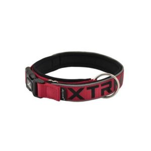 COLLAR X-TRM NEON FLASH ROJO/NEGRO 25MM X 45-55CM