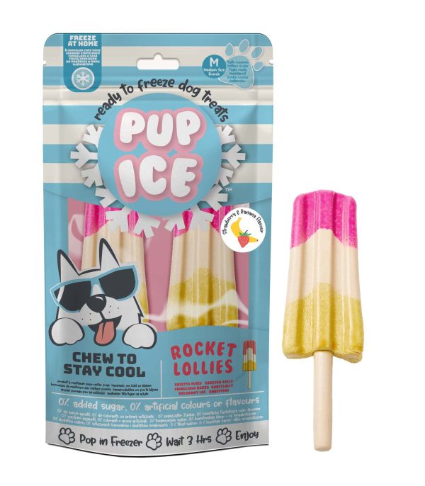 PUP ICE 2 POLOS FRESA&PLATANO 90gr
